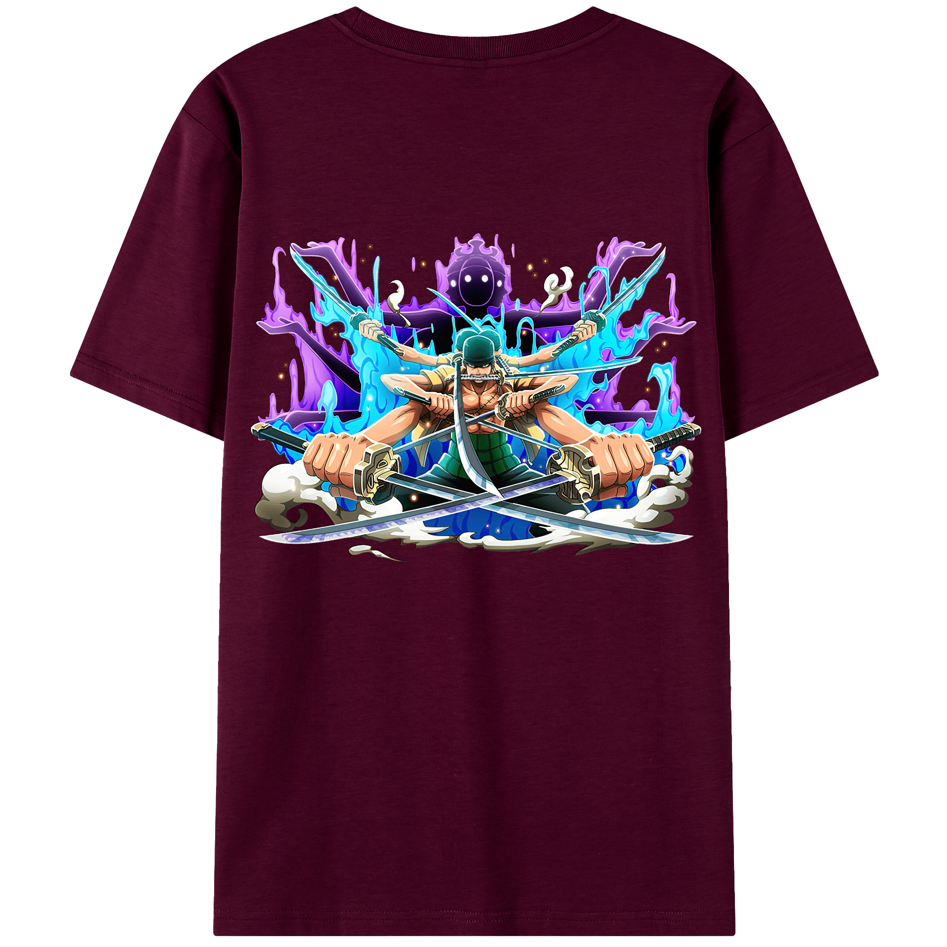 ワンピース ロロノア・ゾロ ONE PIECE Roronoa Zoro レディース半袖Tシャツ(バックプリント)